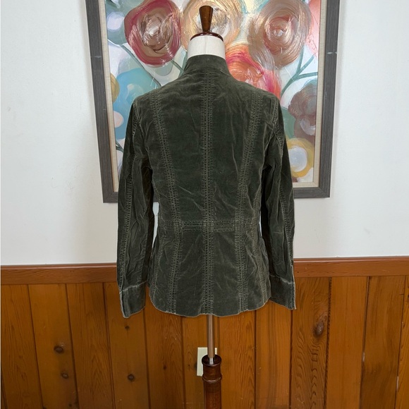 Adorable Coldwater Creek Green Velvet Jacket! - Picture 6 of 7